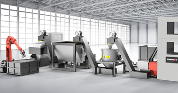 福州某鋁業公司定制鋁屑壓餅機案例