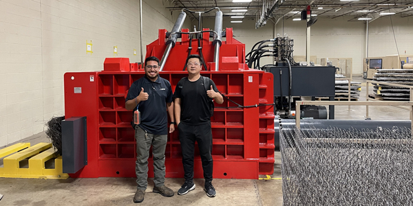 恩派特“全自動門蓋式金屬打包機”，高效賦能北美再生有色金屬產業