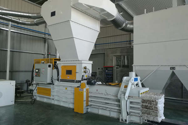 河北某印刷廠定制廢紙打包機除塵方案案例