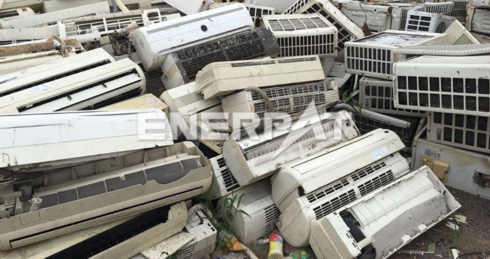 空調(diào)外殼撕碎機生產(chǎn)線