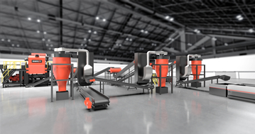 廢舊金屬破碎分選方案