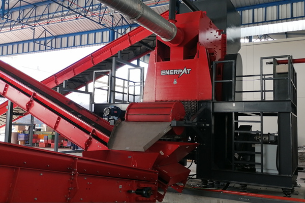 印度某鋁回收行業鋁廢料破碎設備案例