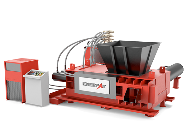 金屬壓塊打包機（料斗式）